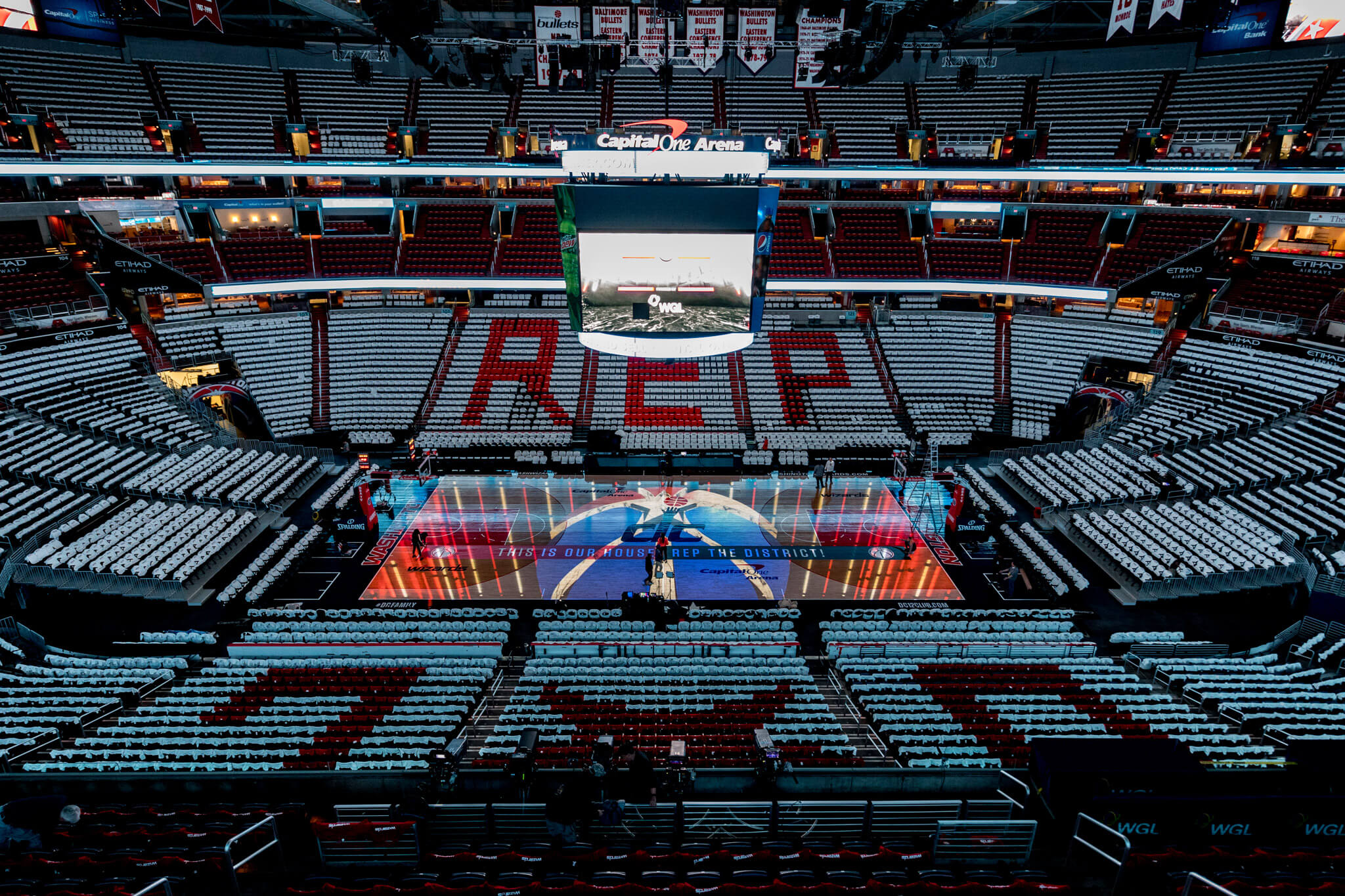 Capital One Arena Installation - Quince Imaging